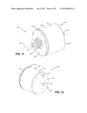 LIQUID-COOLED ROTARY ELECTRIC MACHINE HAVING AXIAL END COOLING diagram and image