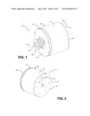 LIQUID-COOLED ROTARY ELECTRIC MACHINE HAVING HEAT SOURCE-SURROUNDING FLUID     PASSAGE diagram and image