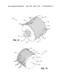 LIQUID-COOLED ROTARY ELECTRIC MACHINE HAVING HEAT SOURCE-SURROUNDING FLUID     PASSAGE diagram and image