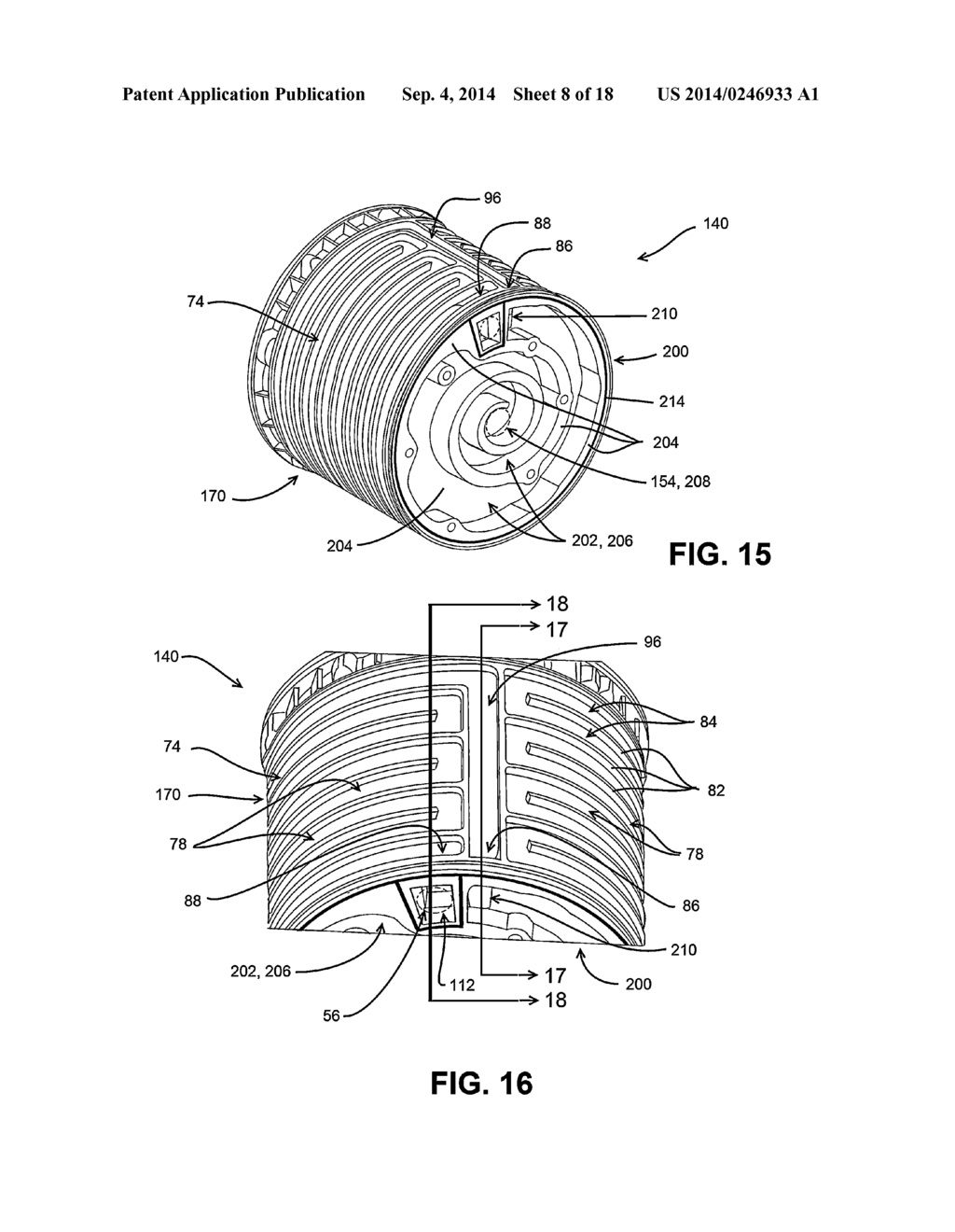 LIQUID-COOLED ROTARY ELECTRIC MACHINE HAVING HEAT SOURCE-SURROUNDING FLUID     PASSAGE - diagram, schematic, and image 09