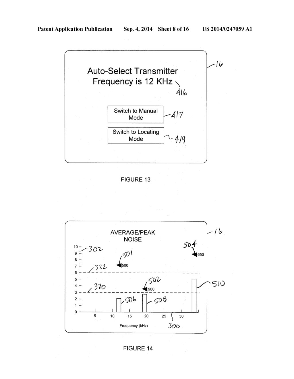 MEASUREMENT DEVICE AND ASSOCIATED METHOD FOR USE IN FREQUENCY SELECTION     FOR INGROUND TRANSMISSION - diagram, schematic, and image 09