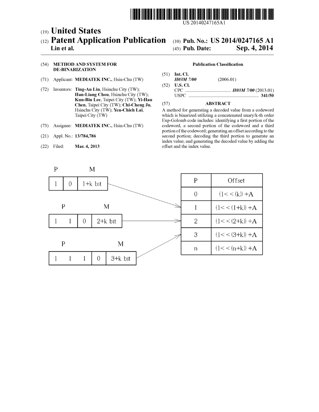 METHOD AND SYSTEM FOR DE-BINARIZATION - diagram, schematic, and image 01