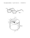 EYEWEAR TO ALLEVIATE EFFECTS OF MACULAR DEGENERATION diagram and image