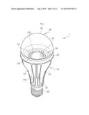 HEAT SINK AND LED ILLUMINATING APPARATUS COMPRISING THE SAME diagram and image