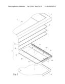 HEAT DISSIPATION STRUCTURE OF TABLET DISPLAY MEMBER diagram and image