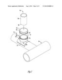 APPARATUS AND METHOD FOR PROVIDING ACCESS TO A BURIED PIPE diagram and image