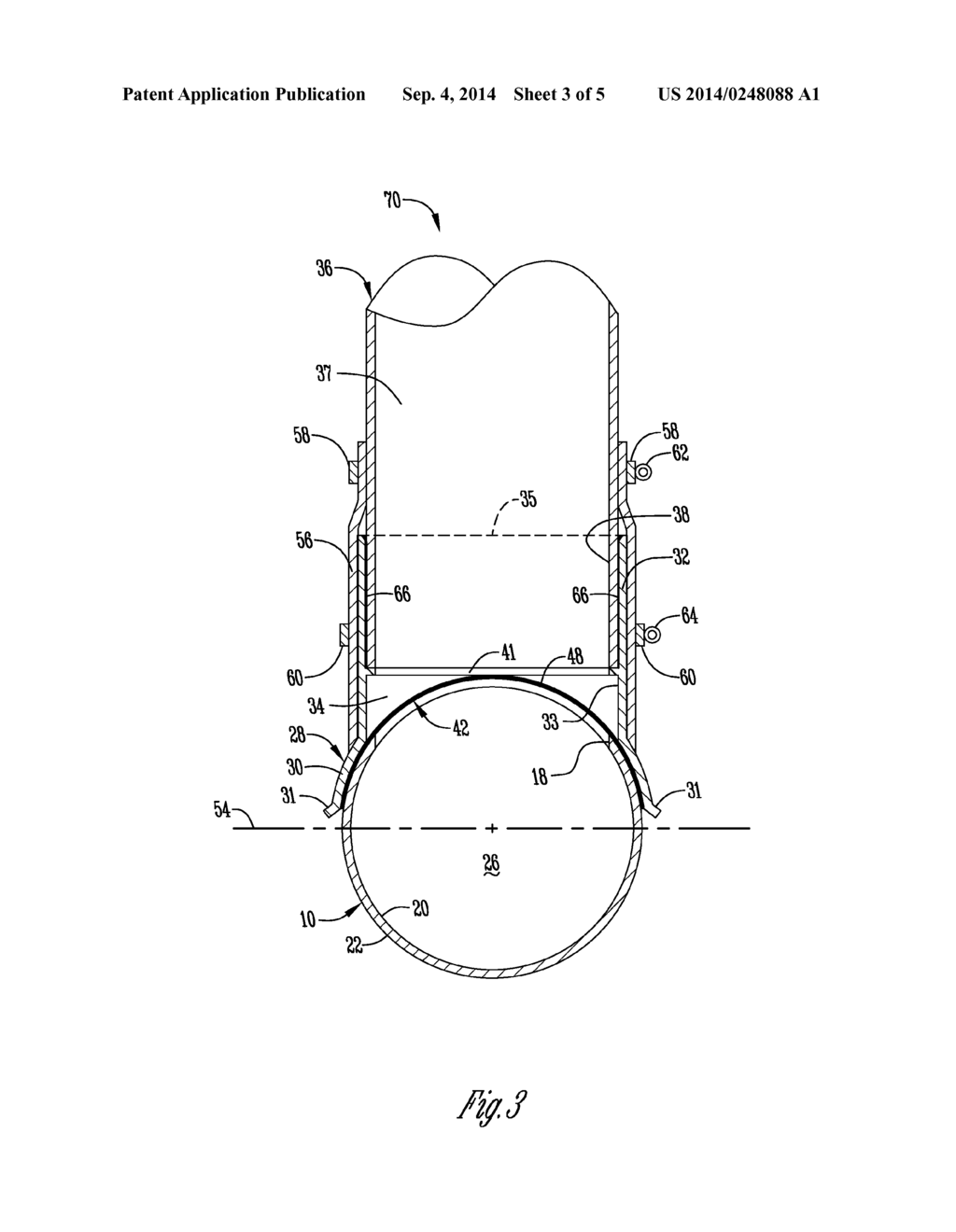 APPARATUS AND METHOD FOR PROVIDING ACCESS TO A BURIED PIPE - diagram, schematic, and image 04