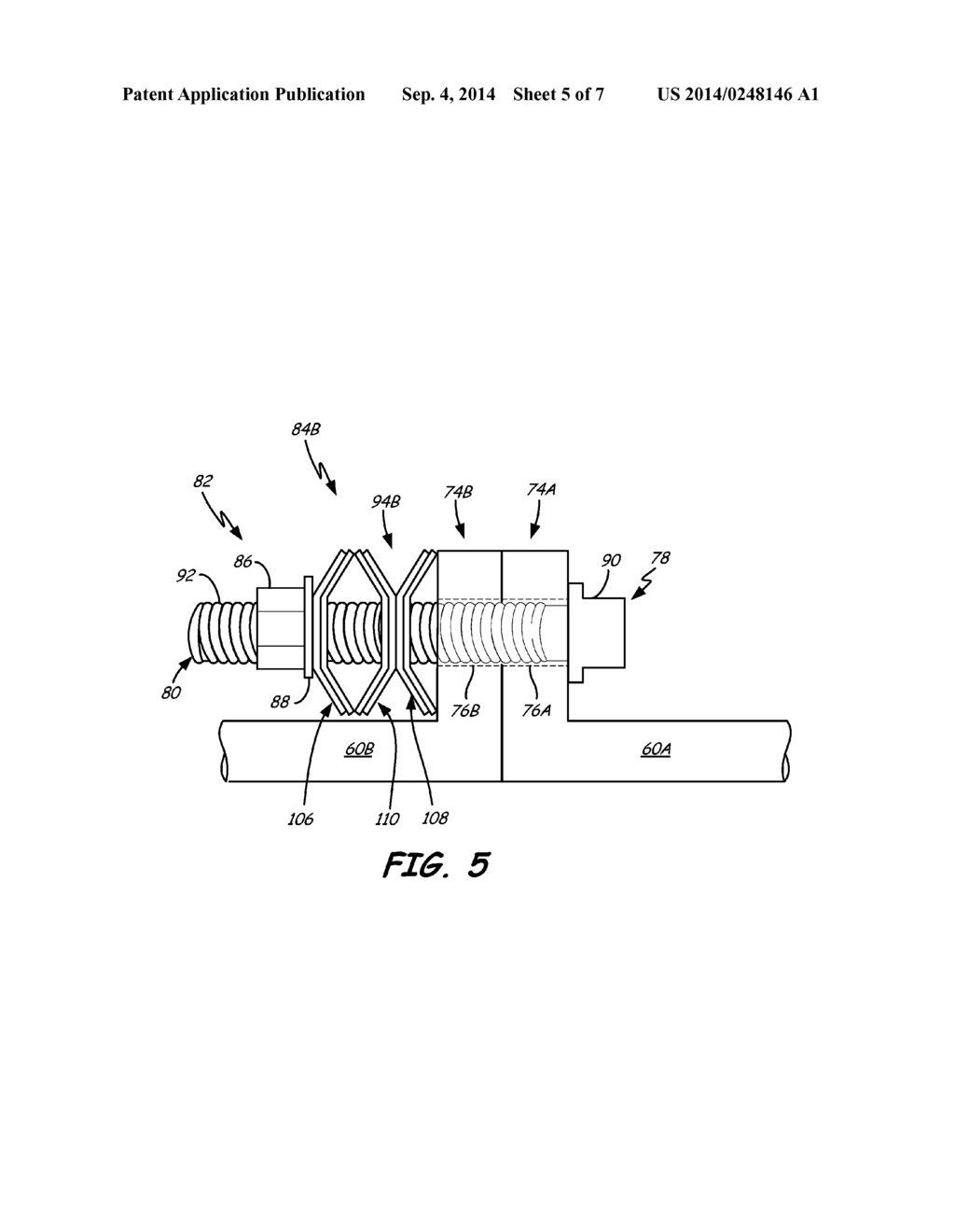 ATTACHMENT APPARATUS FOR CERAMIC MATRIX COMPOSITE MATERIALS - diagram, schematic, and image 06