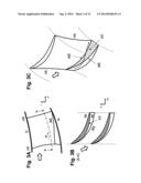 BLADE OF A ROW OF ROTOR BLADES OR STATOR BLADES FOR USE IN A TURBOMACHINE diagram and image