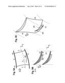 BLADE OF A ROW OF ROTOR BLADES OR STATOR BLADES FOR USE IN A TURBOMACHINE diagram and image