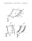 BLADE OF A ROW OF ROTOR BLADES OR STATOR BLADES FOR USE IN A TURBOMACHINE diagram and image