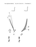 BLADE OF A ROW OF ROTOR BLADES OR STATOR BLADES FOR USE IN A TURBOMACHINE diagram and image