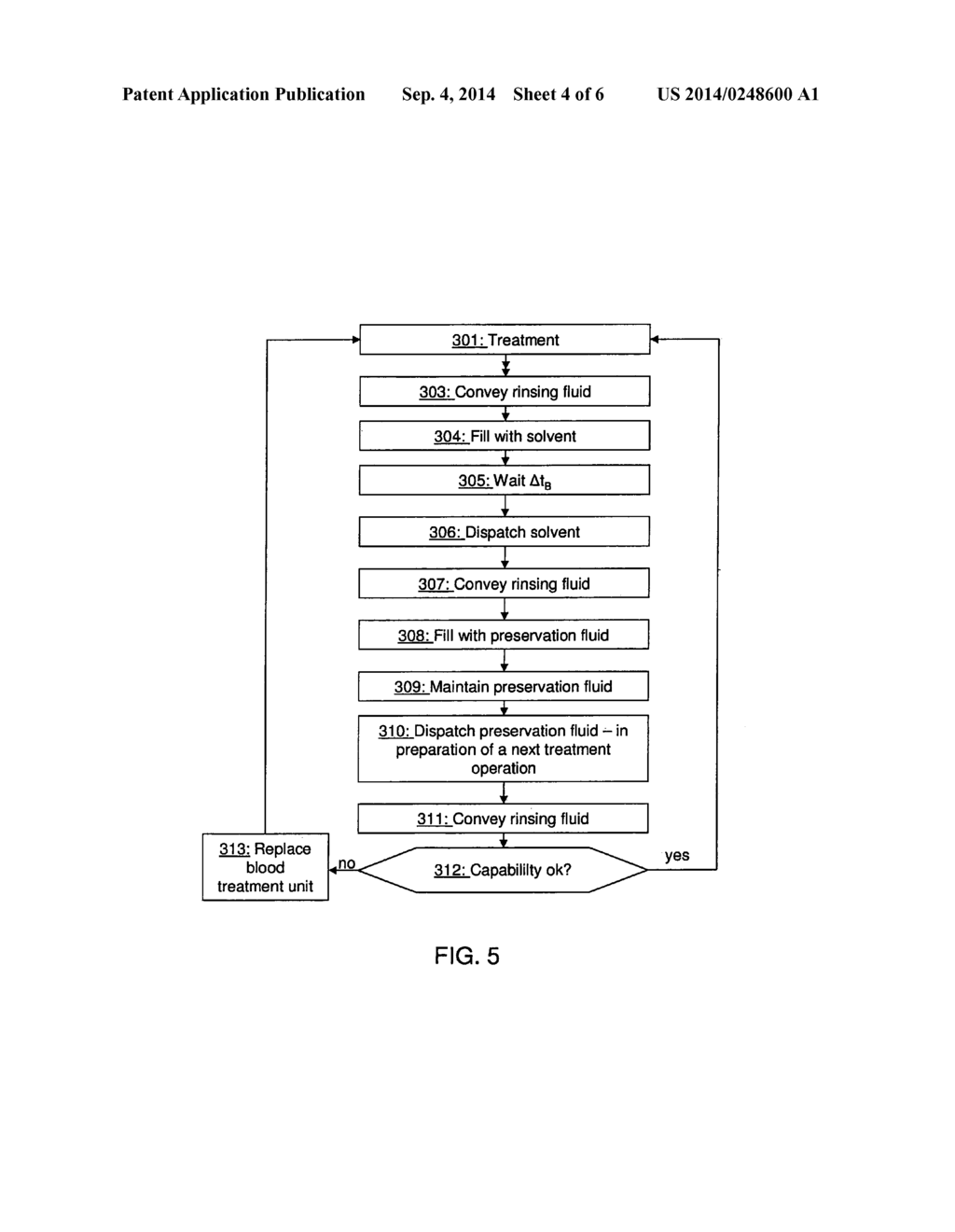 BLOOD TREATMENT APPARATUS ADAPTED TO PRESERVE PARTS THEREOF - diagram, schematic, and image 05