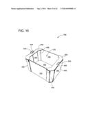 MACHINE AND METHOD FOR FORMING REINFORCED POLYGONAL CONTAINERS diagram and image