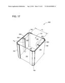 MACHINE AND METHOD FOR FORMING REINFORCED POLYGONAL CONTAINERS diagram and image