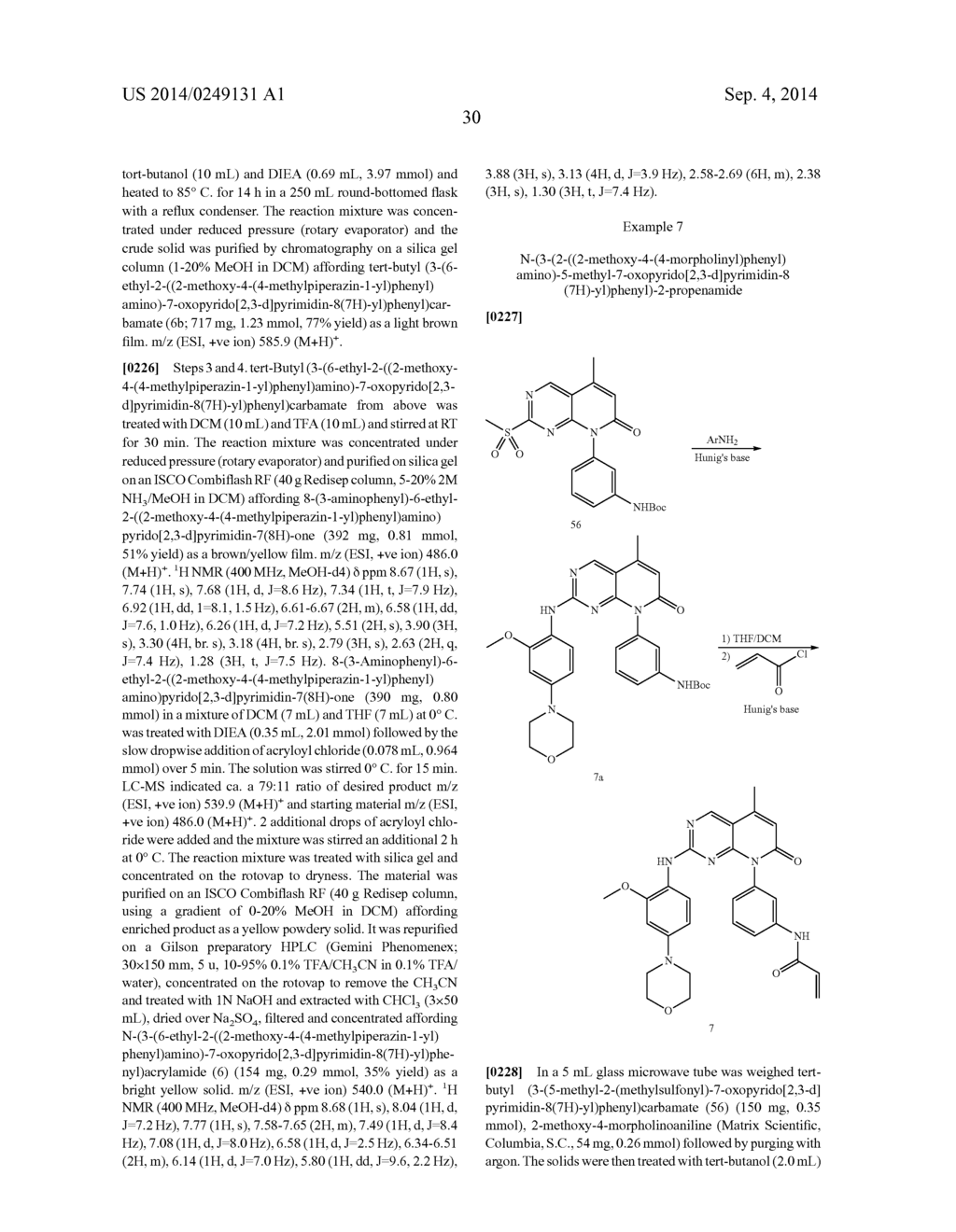 Substituted 7-Oxo-Pyrido[2,3-d]Pyrimidines and Methods of Use - diagram, schematic, and image 31