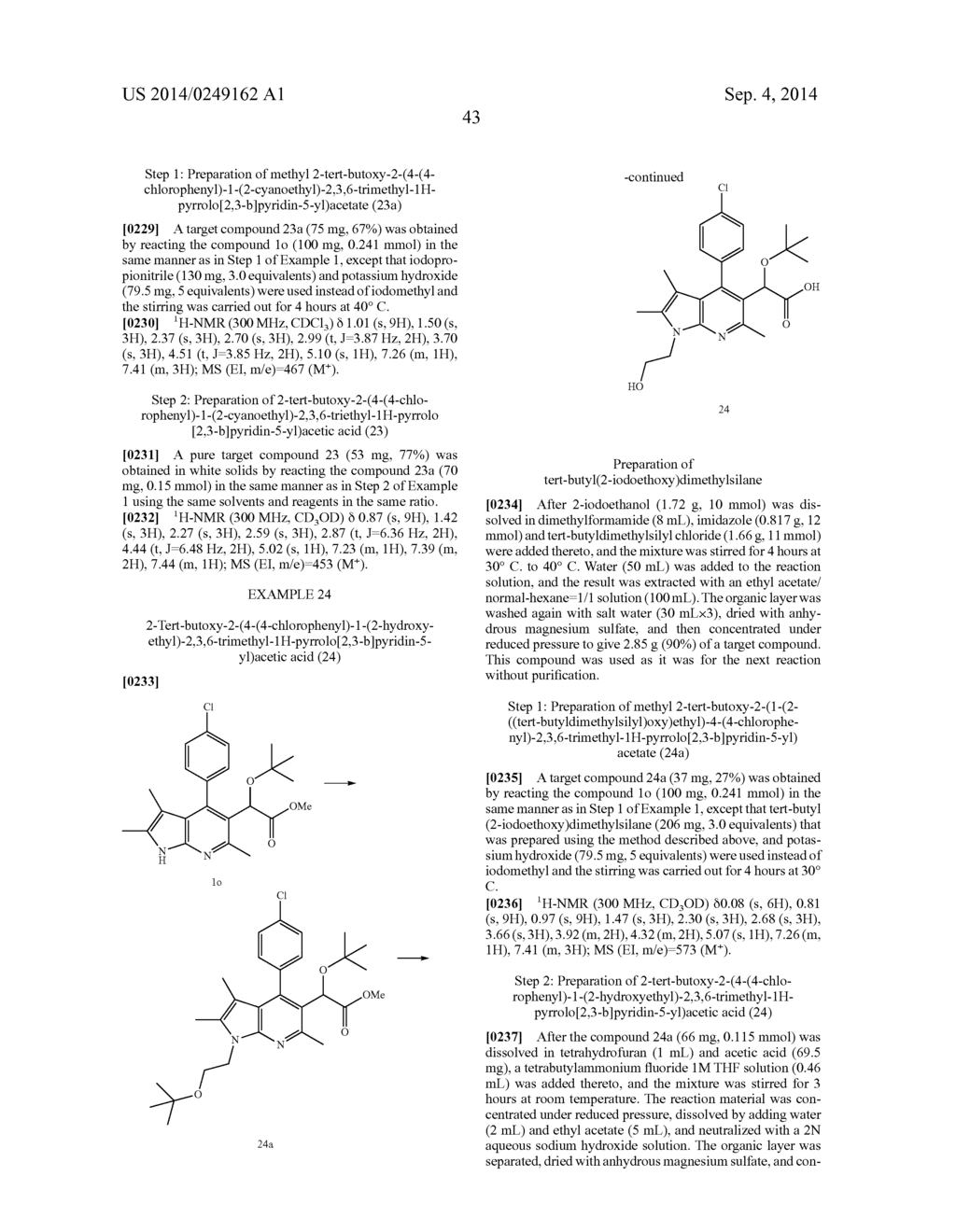 NOVEL ANTIVIRAL PYRROLOPYRIDINE DERIVATIVES AND METHOD FOR PREPARING THE     SAME - diagram, schematic, and image 44