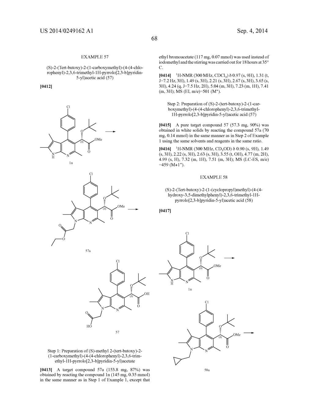 NOVEL ANTIVIRAL PYRROLOPYRIDINE DERIVATIVES AND METHOD FOR PREPARING THE     SAME - diagram, schematic, and image 69