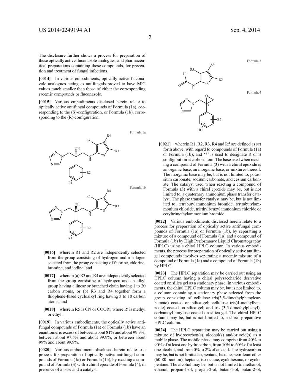 OPTICALLY ACTIVE FLUCONAZOLE ANALOGUES CONTAINING THIOPHENES AS ANTIFUNGAL     AGENTS - diagram, schematic, and image 03