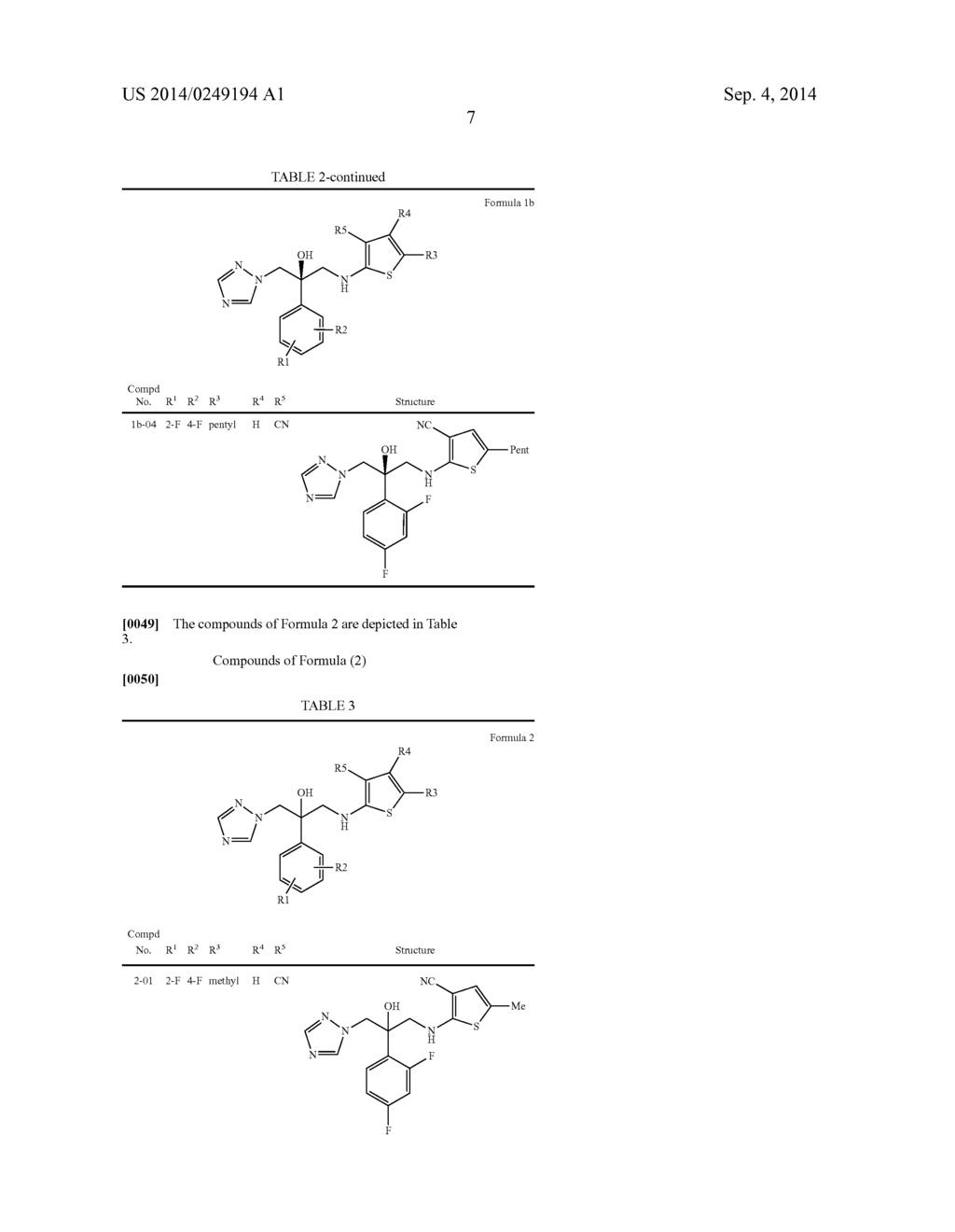OPTICALLY ACTIVE FLUCONAZOLE ANALOGUES CONTAINING THIOPHENES AS ANTIFUNGAL     AGENTS - diagram, schematic, and image 08