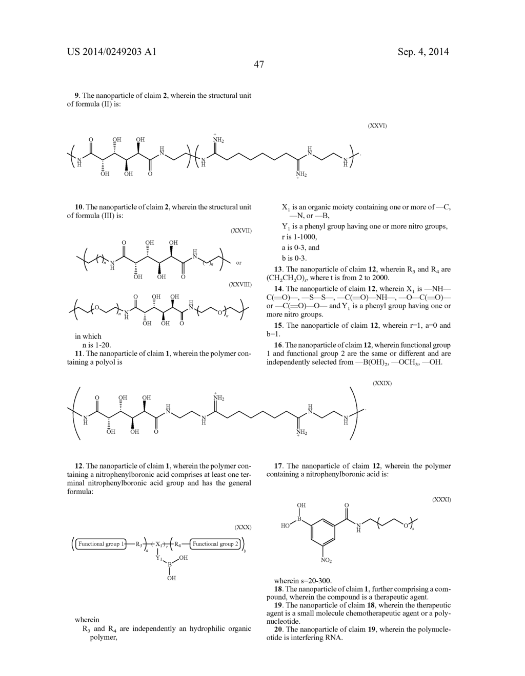 NANOPARTICLES STABILIZED WITH NITROPHENYLBORONIC ACID COMPOSITIONS - diagram, schematic, and image 73