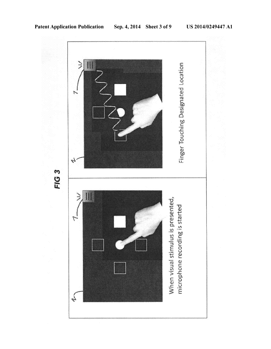 TOUCH SENSITIVE SYSTEM AND METHOD FOR COGNITIVE AND BEHAVIORAL TESTING AND     EVALUATION - diagram, schematic, and image 04