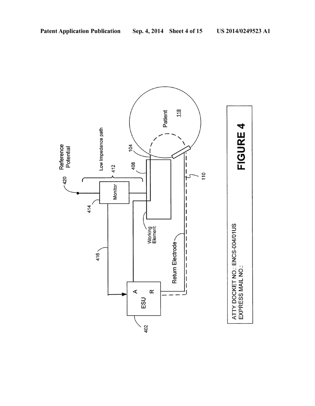 SYSTEM AND METHOD FOR MONITORING ELECTROSURGICAL SYSTEMS - diagram, schematic, and image 05