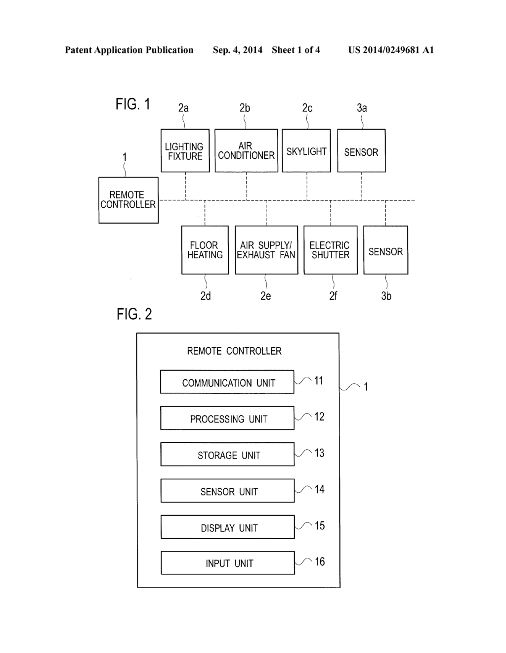 APPLIANCE CONTROL SYSTEM AND REMOTE CONTROLLER - diagram, schematic, and image 02