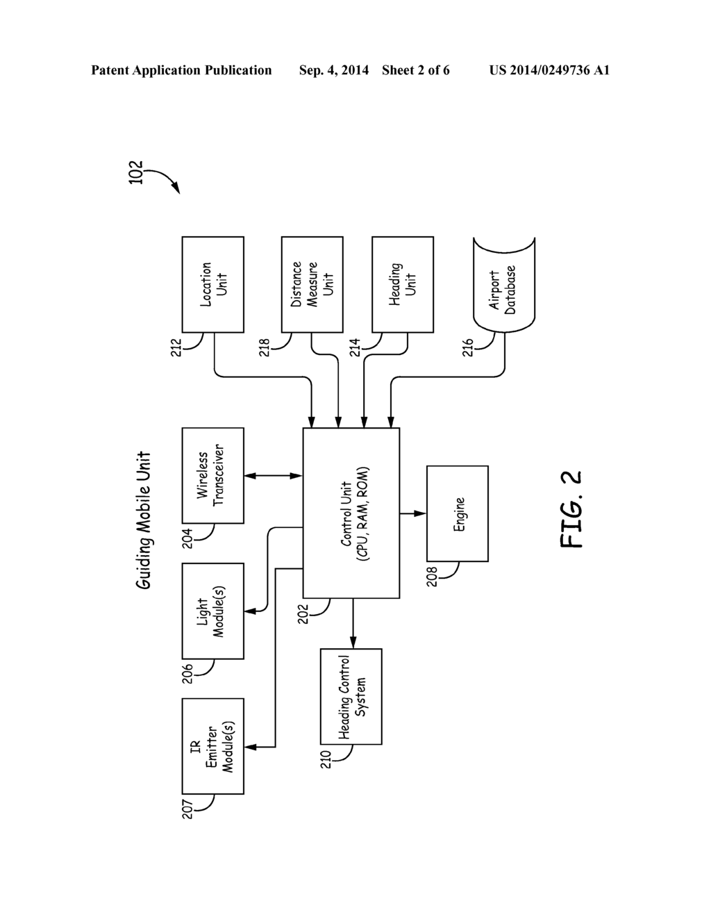 AUTONOMOUS AIRCRAFT GUIDING MOBILE UNIT - diagram, schematic, and image 03