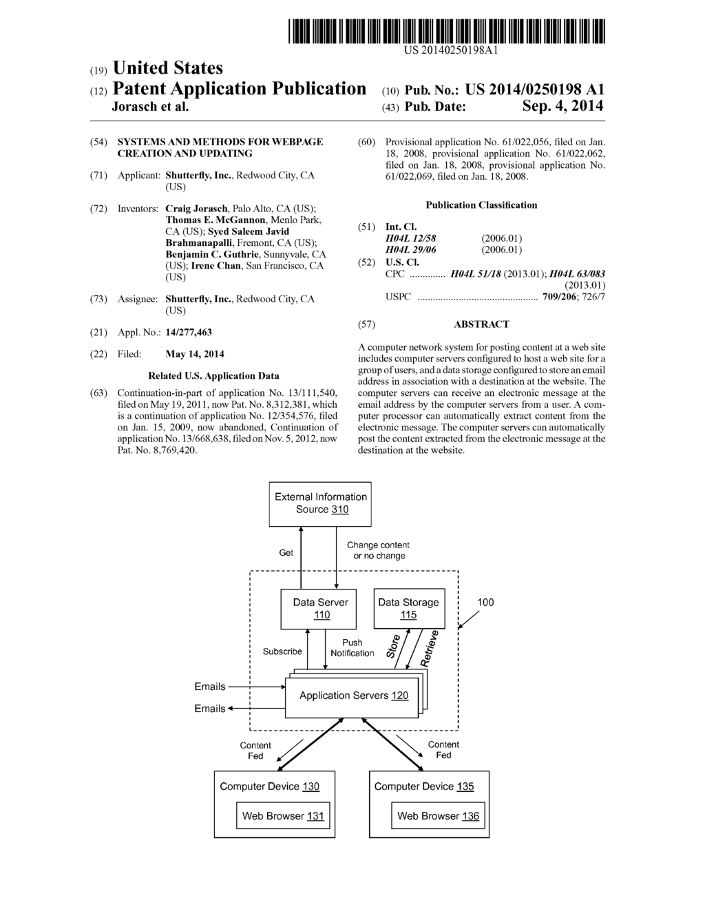 SYSTEMS AND METHODS FOR WEBPAGE CREATION AND UPDATING - diagram, schematic, and image 01