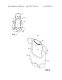 BABY TEETHER BODYSUIT diagram and image