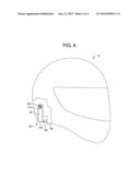 SAFETY HELMET WITH DYNAMIC VISUAL DISPLAY diagram and image