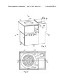 OVEN HAVING AN ENCLOSED HEAT EXCHANGE ZONE diagram and image