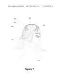 Hairpiece Having Dual Parting Areas diagram and image
