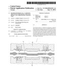 Method for producing a composite sheet metal part having a metallic     region, and corresponding molding tool diagram and image