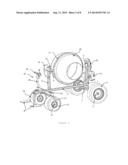 VEHICLE FOR THE TRANSPORT OF CONSTRUCTION MATERIALS IN HARD TO REACH AREAS diagram and image