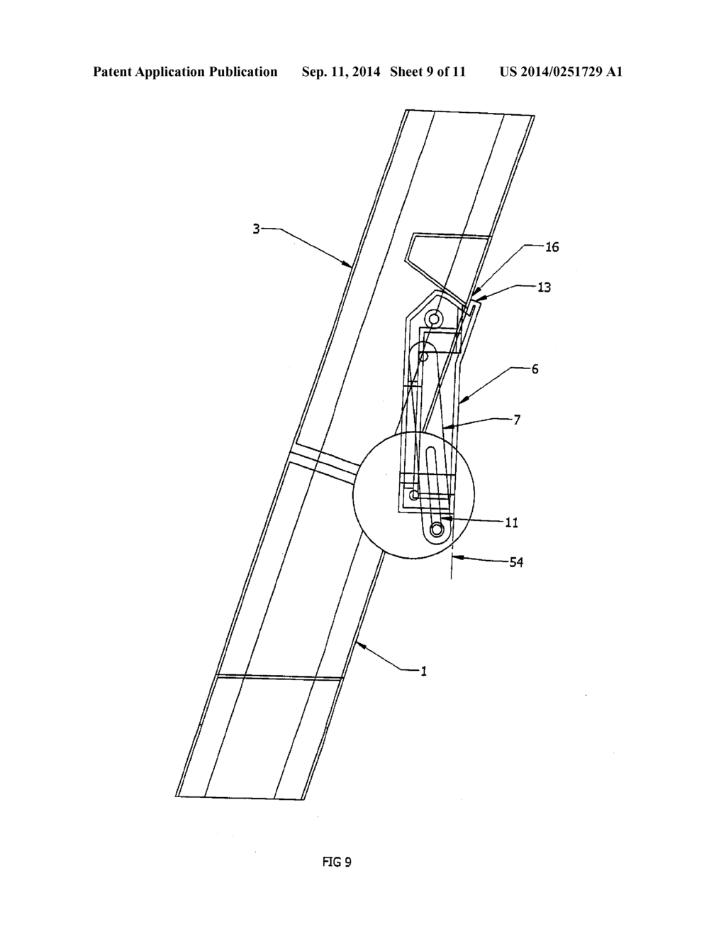 Flip Ladder with Tray and Method - diagram, schematic, and image 10