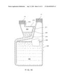 MEASURING AND DISPENSING CONTAINER diagram and image