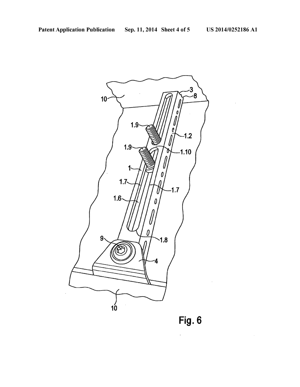 MOUNTING RAIL FOR THE INTERIOR CONSTRUCTION OF A SWITCH CABINET HOUSING - diagram, schematic, and image 05