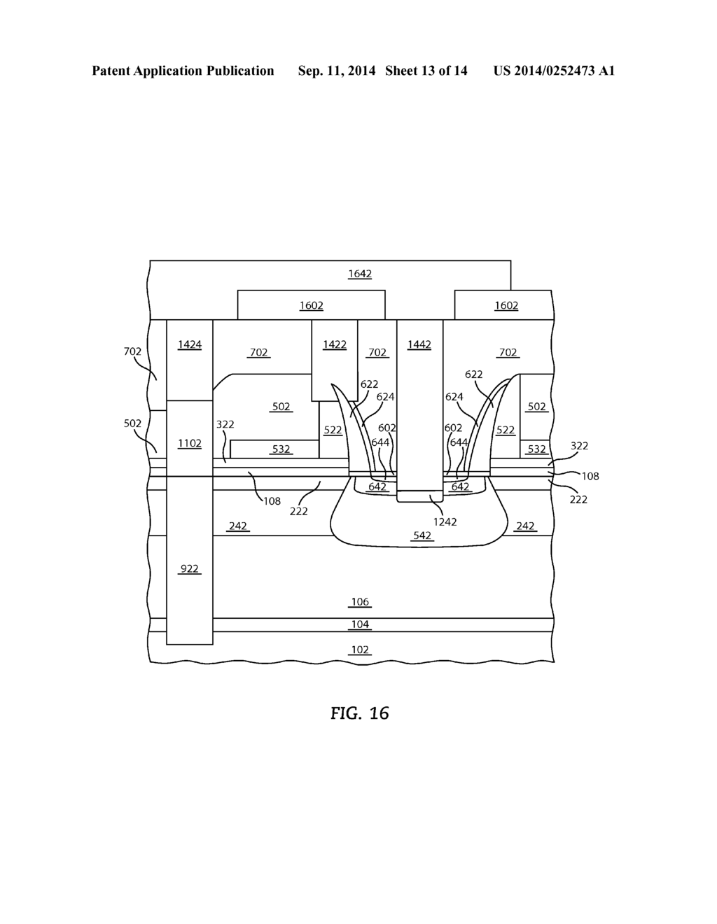 Electronic Device Including a Vertical Conductive Structure and a Process     of Forming the Same - diagram, schematic, and image 14