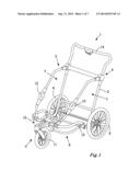 BICYCLE TRAILER FRONT WHEEL ARRANGEMENT diagram and image