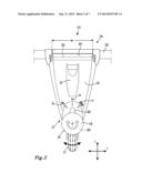 BICYCLE TRAILER FRONT WHEEL ARRANGEMENT diagram and image