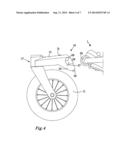 BICYCLE TRAILER FRONT WHEEL ARRANGEMENT diagram and image