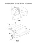 Z-FOLD CONVERTIBLE TOP SUPPORTING RETRACTABLE QUARTER WINDOW diagram and image