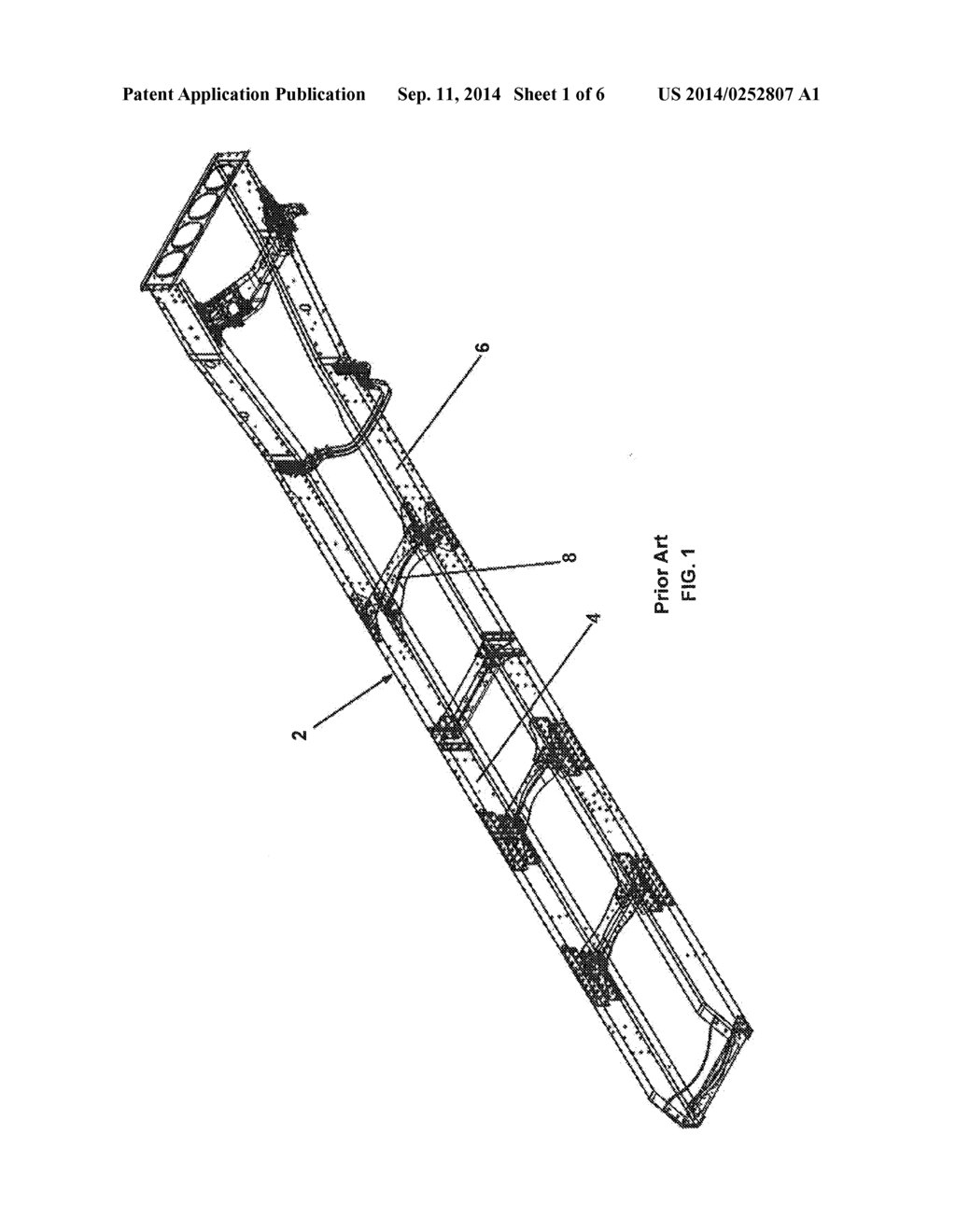 TOP & BOTTOM CHANNEL ASSEMBLY SECTION FOR VEHICLE FRAME AND METHOD OF     MAKING THE SAME - diagram, schematic, and image 02