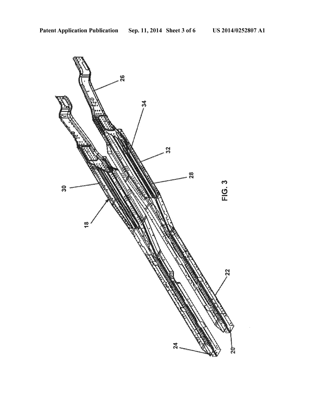 TOP & BOTTOM CHANNEL ASSEMBLY SECTION FOR VEHICLE FRAME AND METHOD OF     MAKING THE SAME - diagram, schematic, and image 04