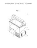 AIR INTAKE IN ICE CREAM DIPPING CABINET diagram and image