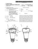 Lighting device with omnidirectional light distribution diagram and image