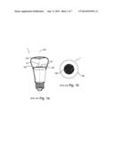 Lighting device with omnidirectional light distribution diagram and image