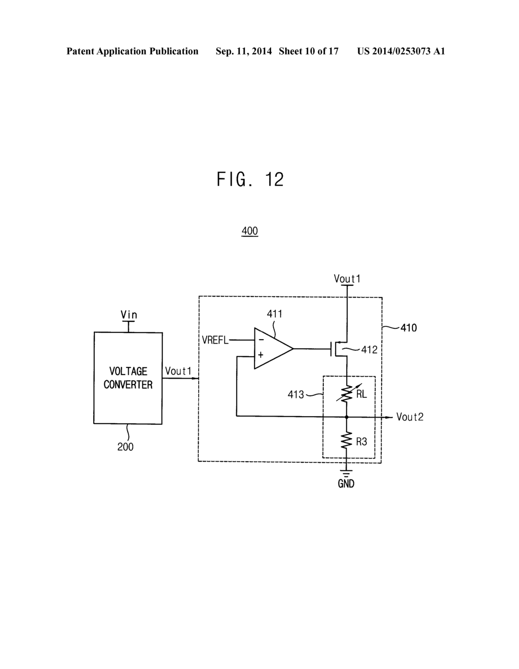 BI-DIRECTIONAL VOLTAGE POSITIONING CIRCUIT, VOLTAGE CONVERTER AND POWER     SUPPLY DEVICE INCLUDING THE SAME - diagram, schematic, and image 11